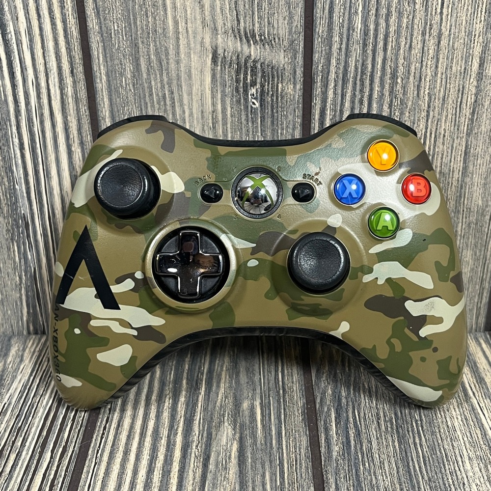 Microsoft Xbox 360‎ Wireless Controller Camouflage Special Edition Gaming 1403